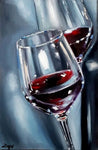 Glass wine PAINTING EVENT DUMINICA 26 FEBRUARIE 18:00
