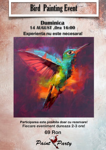 Bird Painting EVENT DUMINICA 14 AUGUST 16:00