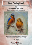 Birds PAINTING EVENT JOI 17 FEBRUARIE 18:00
