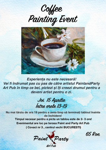 Coffee Painting Event 15 Aprilie