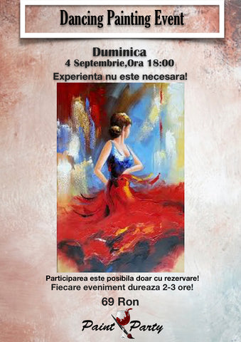 Dancing PAINTING EVENT DUMINICA 4 SEPTEMBRIE 18:00
