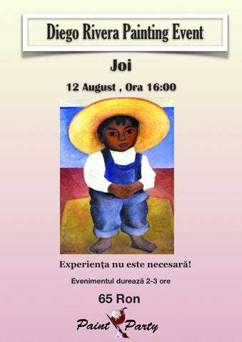 Diego Rivera Painting Event Joi 12 August 16:00
