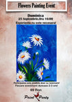 Flowers PAINTING EVENT DUMINICA 25 SEPTEMBRIE 16:00