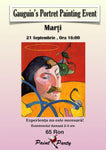 Gauguin's Portret PAINTING EVENT MARTI 21 SEPTEMBRIE 16:00