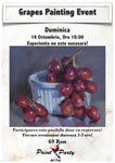 Grapes PAINTING EVENT DUMINICA 16 OCTOMBRIE 18:00