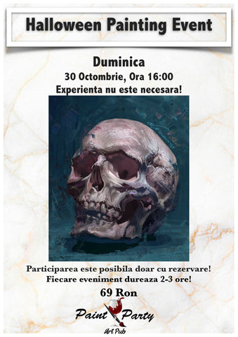 Halloween PAINTING EVENT DUMINICA 30 OCTOMBRIE 16:00
