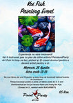 Koi Fish Painting Event 28 Aprilie