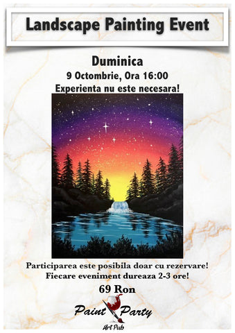 Landscape PAINTING EVENT DUMINICA 9 OCTOMBRIE 16:00