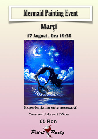 Mermaid Painting Event Marti 17 August 19:30