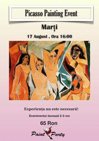 Picasso Painting Event Marti 17 August 16:00