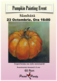 Pumpkin PAINTING EVENT Sambata 23 OCTOMBRIE 16:00