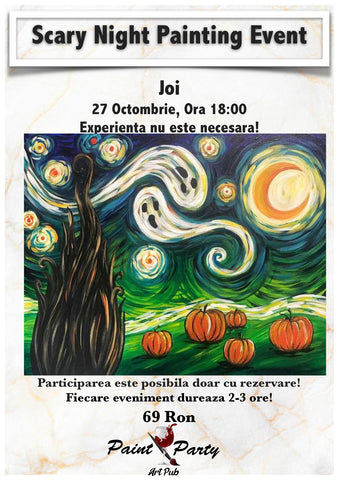 Scarry Night PAINTING EVENT JOI 27 Octombrie 18:00