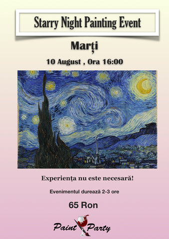 Starry Night Painting Event Marti 10 August 16:00
