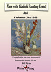 Vase with Gladioli Painting Event Joi 4 Noiembrie 16:00