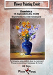 Flower PAINTING EVENT DUMINICA 18 SEPTEMBRIE 16:00