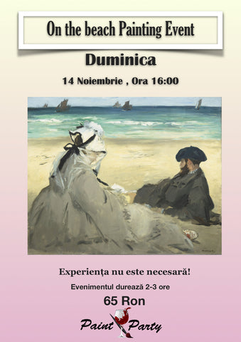 On the Beach PAINTING EVENT DUMINICA 14 NOIEMBRIE 16:00
